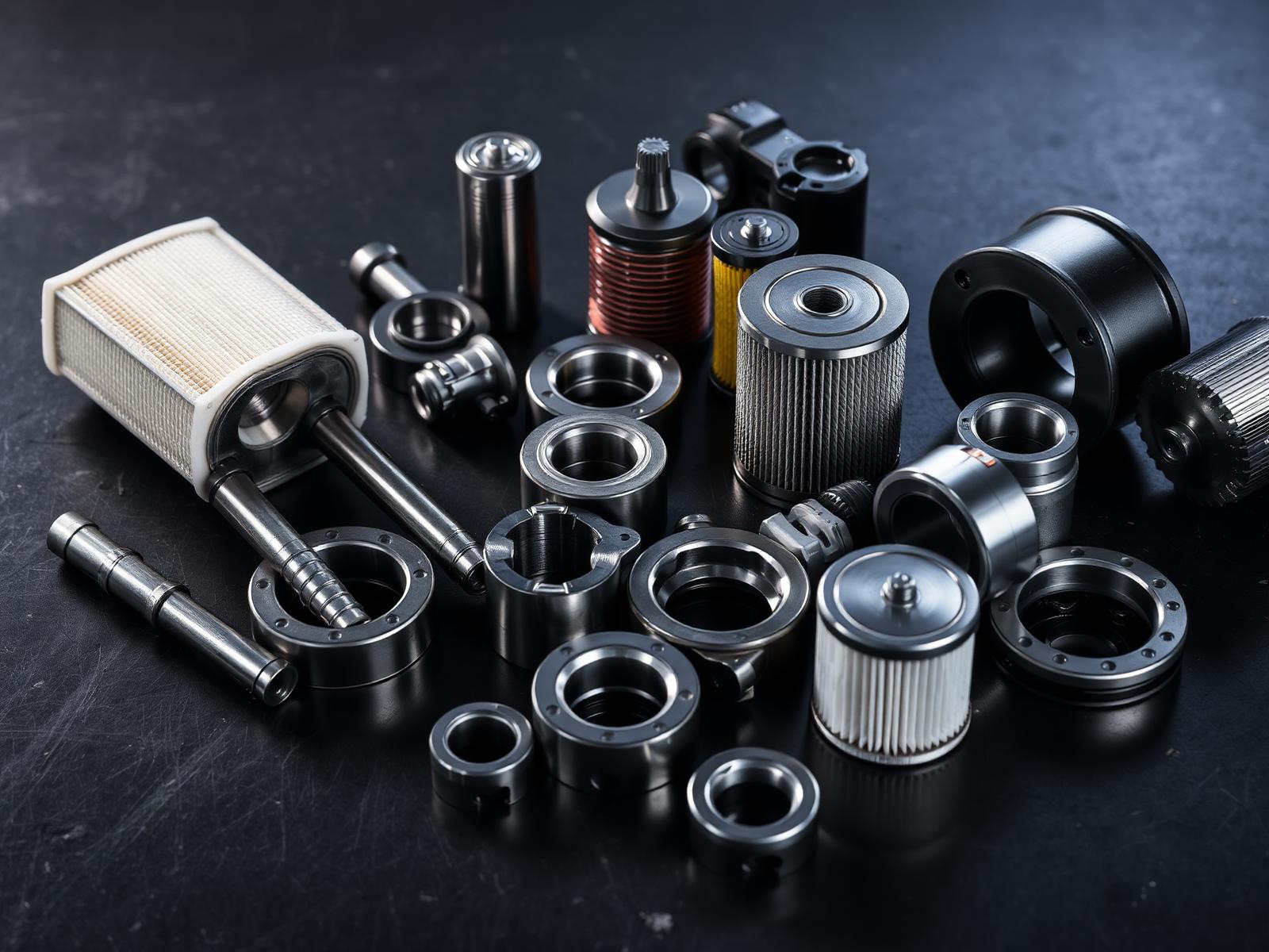 Assortment of premium industrial spare parts